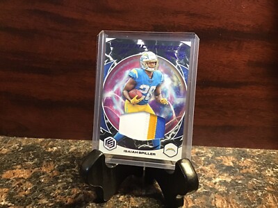 2022 Panini Elements Supercharged Relic Prime Patch Rookie RC Isaiah Spiller /54