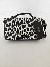 Leopard Print Clutch Bag Pauls Boutique Clutch With Strap Black/ White Pandora