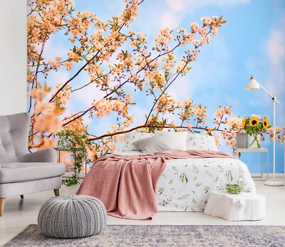 3D Flowers Branch O943 Wallpaper Wall Murals Removable Wallpaper Sticker Eve