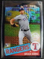 2020 Topps Update Brock Burke Silver Pack 1985 35th Anniversary Black /199