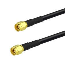 Bingfu SMA Male to SMA Male RF Coaxial Pigtail RG58 Extension Cable 500cm 5M