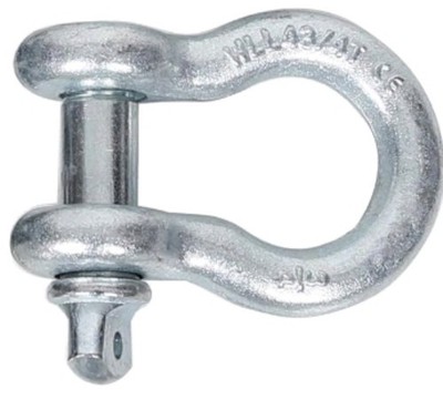 3/4'' Schäkel D-Ring 4 Tonnen WLL 4 3/4T