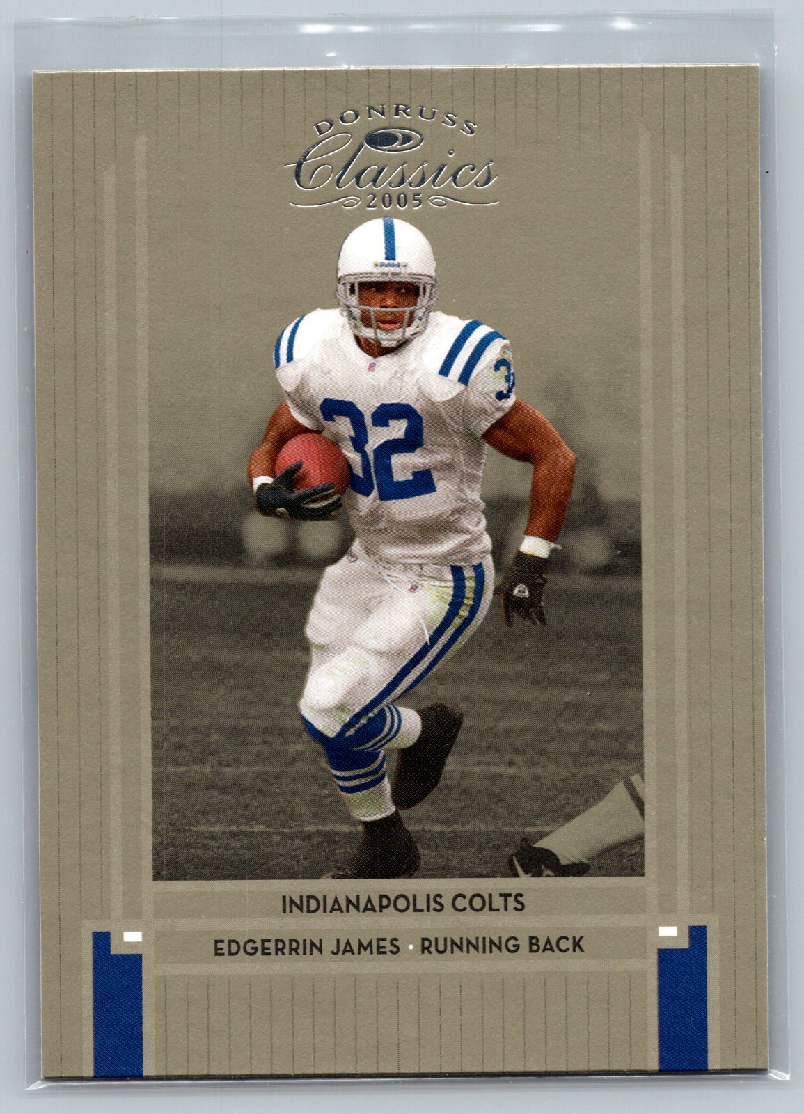 EDGERRIN JAMES HOF (1999-2009) NFL Indianapolis Colts - CHOOSE YOUR CARD!