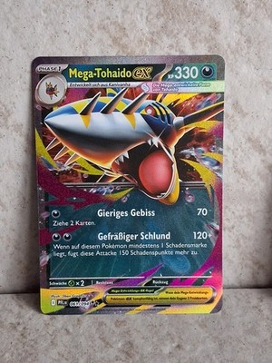 Mega-Tohaido ex 061/094 PFL Fatale Flammen Pokémon Karte Deutsch NM