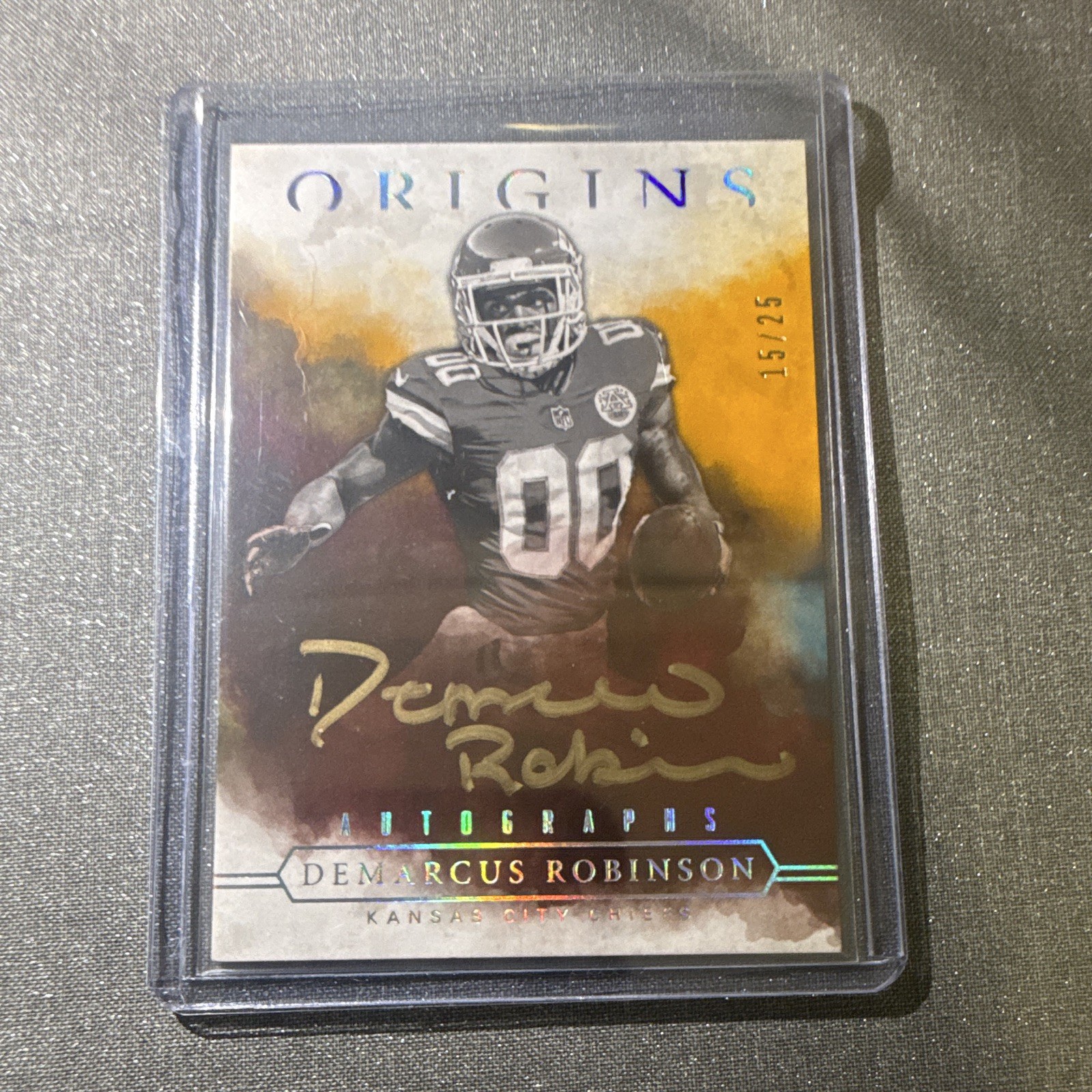 Demarcus Robinson Panini Origins Origins Autographs #OADR Gold Ink