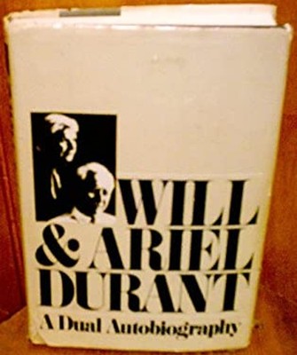 A Dual Autobiography Hardcover Will, Durant, Ariel Durant