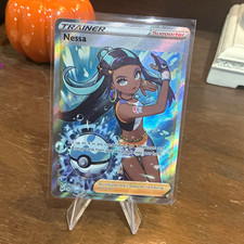 Pokemon TCG Nessa TG27/TG30 Lost Origin Trainer Gallery Full Art Holo Ultra