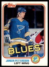 1981-82 Topps Jorgen Pettersson E Hockey Cards #121