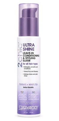 Giovanni 2chic Ultra Shine Leave-In Conditioning & Styling Elixir Tsubaki 4 oz