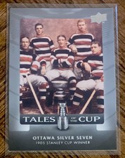 2008-09 UPPER DECK TALES OF THE CUP OTTAWA SILVER SEVEN INSERT CARD