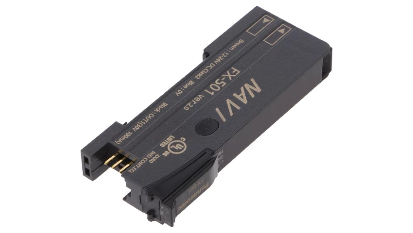 NPN IP40 Sensor Fiber Optic Amplifier 12-24VDC-10-55C FX-501