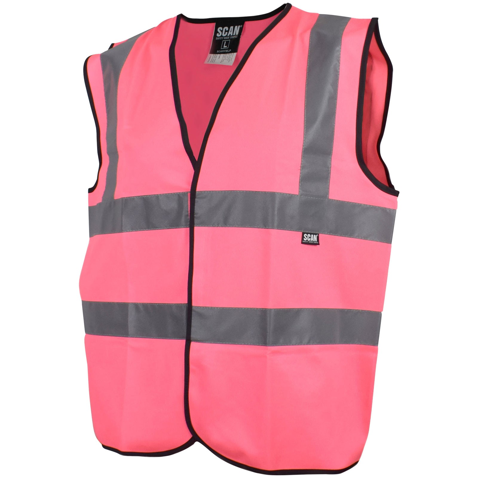 Scan Hi-Vis Waistcoat Pink - M (41in)