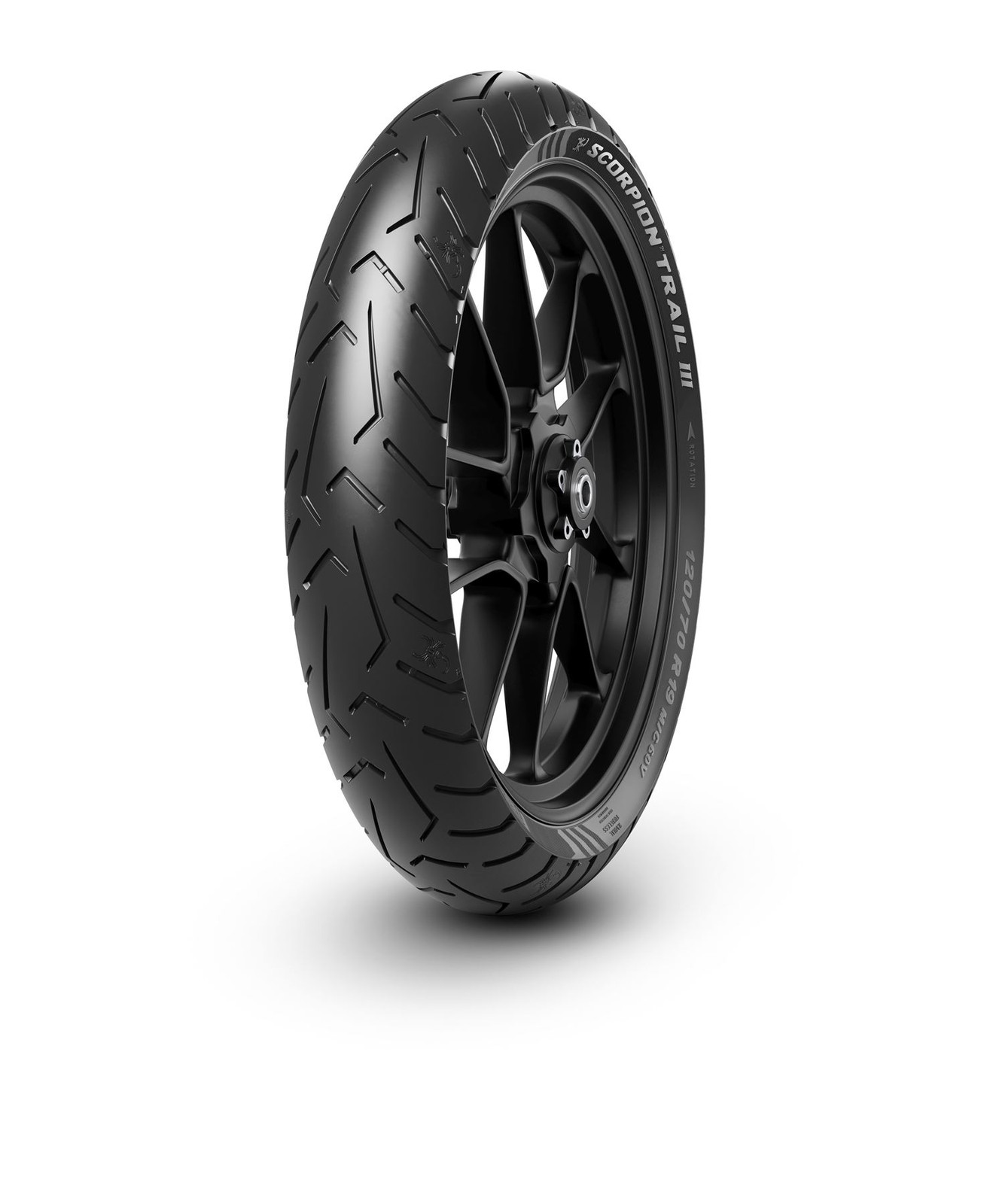 100/90-19 57V TL Pirelli Scorpion Trail III Motorcycle Tyre - Image 8