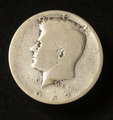 USA 1967-P Kennedy Half Dollar - Silver - Lowball Pocket Piece!