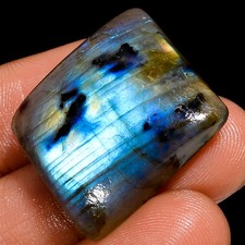 Natural Labradorite Cushion Shape Cabochon Gemstone 36 Ct. 23X21X7 mm GC-26303