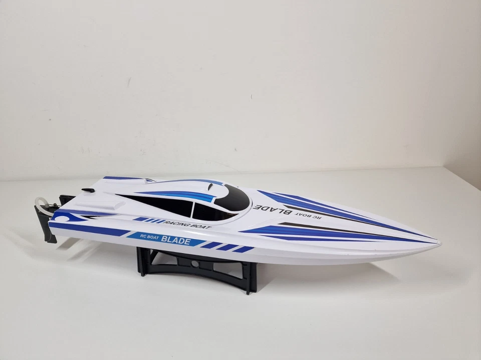 Amewi 26071 Rc Speedboot Blade Mono 2,4 GHz bis 40km/h Rc Boot Weiß / Blau - Bild 2 von 4