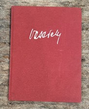 Vintage VASARELY Art Book 1972 96 Pages Color Book Printed In Hungary