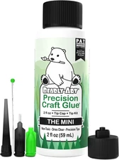 Bearly Art Precision Craft Glue - The Mini - 2fl oz with Tip Kit - Acid Free Arc