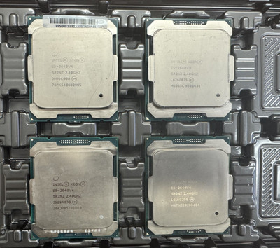 Lot OF 4 Intel Xeon E5-2640 v4 10-Core 2.40GHz SR2NZ FCLGA2011-3 Processor