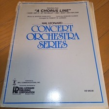   Chorus Line  Medley Orchestral Arranged Score and Parts