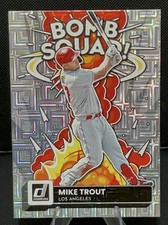 2022 Panini Donruss Mike Trout-Bomb 💣 Squad-BS-8 Angels 