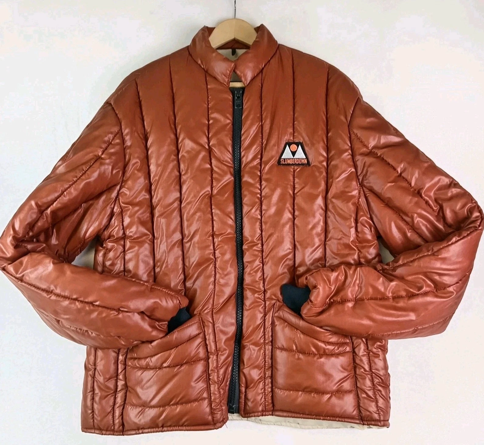 Vintage Slumberdown Mens Jacket XL Made In Scotland Insulated Puffer Coat