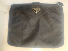 PRADA Black Nylon Pouch From Japan Prada