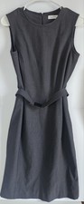 Calvin Klein Dress Womens Black,  Sheath Formal Sleeveless Work Office Zip