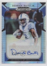 2019 Panini Prizm Draft Picks Hyper 42/75 Derrick Baity Jr #229 Auto 1dm4