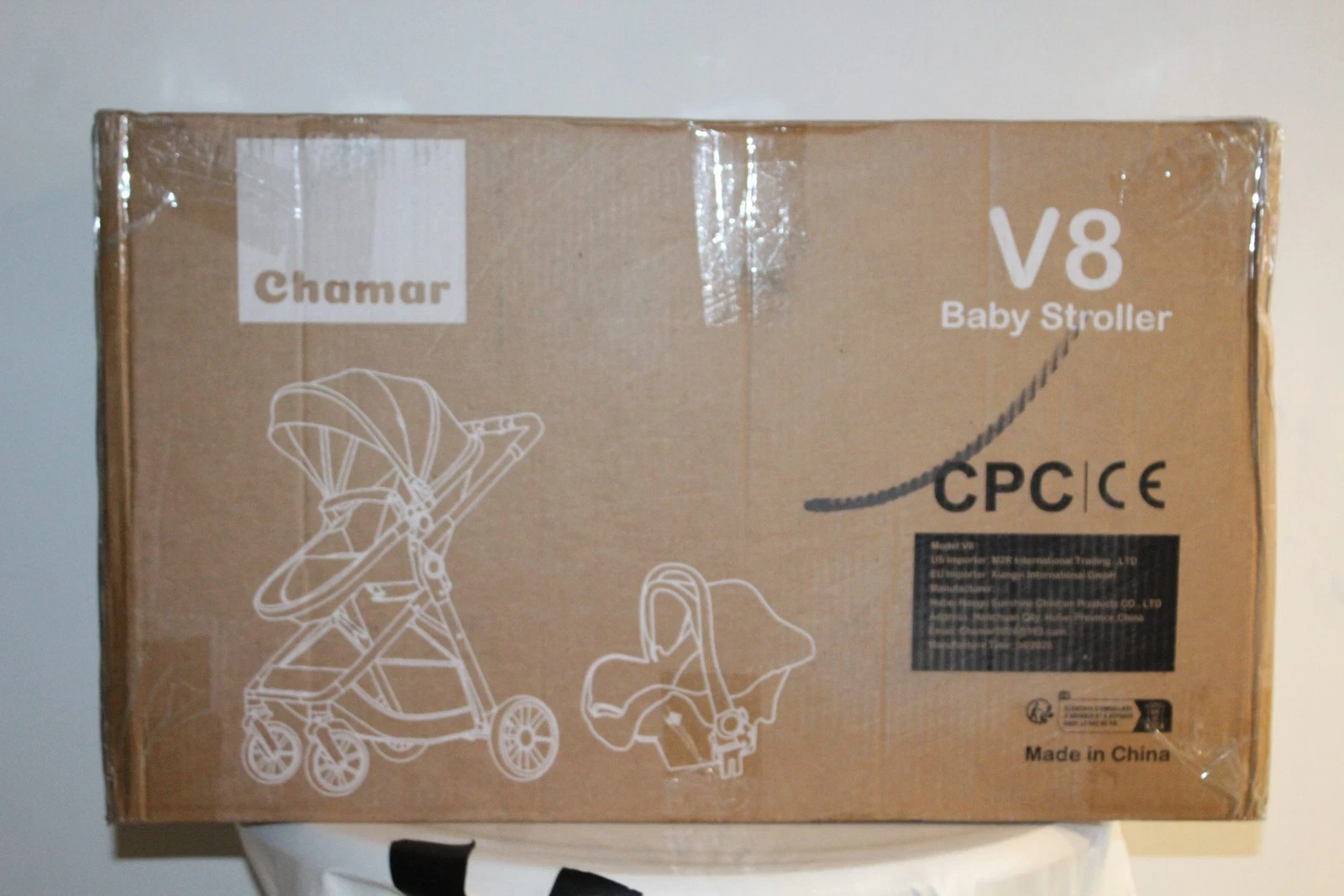 Chamar v8 Baby Pushchair Khaki New Invoice VAT