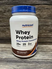 Nutricost Whey Protein Concentrate (Chocolate) 2 LBS Damaged Container 4/27