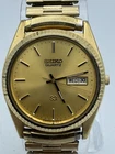 Vintage Seiko 5H23-8029 Day Date Fluted Bezel Men’s Wristwatch