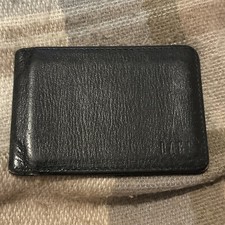 Portafoglio porta carte in pelle nero Daks