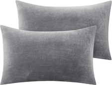 Flannel Pillowcases Standard Set of 2, Super Soft Fleece Pillow Case Cover with