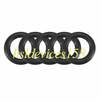 5pcs Black Nitrile Butadiene Rubber   O-Ring 3.8mm Inner Dia 1.2mm Width *gb
