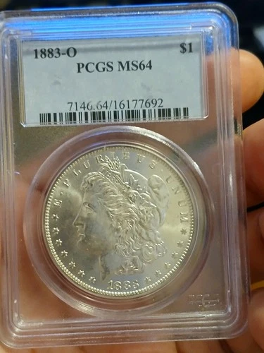 1883-O Morgan Silver Dollar PCGS MS64 S$1 New Orleans Minted No Reserve