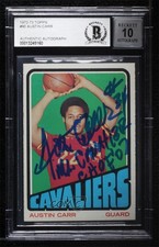 BAS 1972-73 Topps Austin Carr #90 Authentic Auto ow6