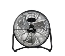 Seasons Comfort 20" High Velocity 3-Speed ​​Heavy-Duty Floor Fan, Black