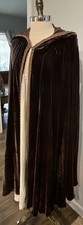 Cape Renaissance Brown Velvet With Trim Handmade Used Once, Quality Cape