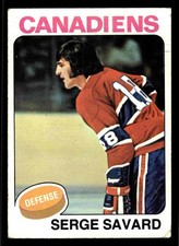 1975-76 Topps Serge Savard (HOF) #144 - Montreal Canadiens