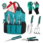 Garden Tool Set, Gardening Gifts for Women, Men, Mom, Dad, 11-Piece Heavy-Dut...
