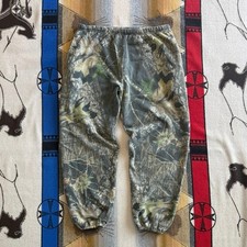 Vintage 90s Jerzees Mossy Oak Camo Sweatpants Size XL Gym Workout Lift Hunting