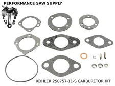 CARBURETOR KIT FITS KOHLER M16 M14 M12 M10 M18 M20 25-757-11-S, WALBRO MADE CARB
