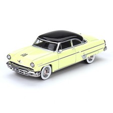 Mini GT 1/64 Lincoln Capri 1954 Premier Yellow LHD Diecast Scale Model Car