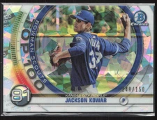 2020 Bowman Chrome Top 100 Atomic Refractor /150 Jackson Kowar #BTP-81 Royals