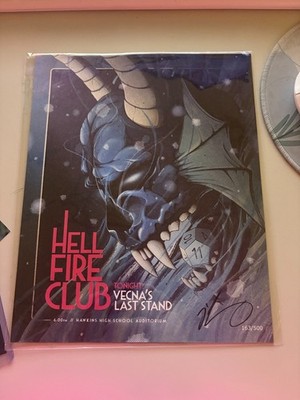 Stranger Things Hellfire Club Vecna s Last Stand Limited Print Signed #163/500