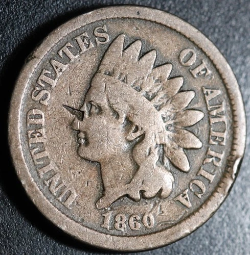 1860 INDIAN HEAD CENT - GOOD