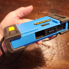 Vtg 1984 Fisher Price Film Camera 810 Kodak 110 Point  Shoot Blue Kids Untested