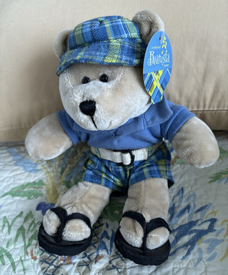 Starbucks Bearista Summer Boy Bear Plush w/ Tag 2007 Collectible