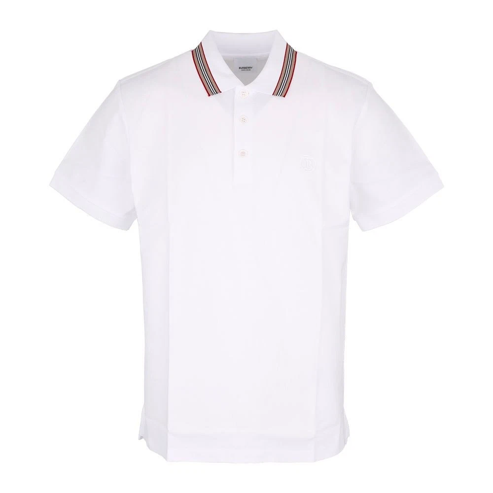 T shirt manica corta con colletto Burberry 8084018 A1464 80722881